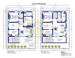 30x40 East Facing House Vastu Plan