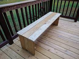 Bench From Leftover Decking Boards
