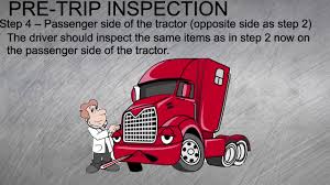 pre post trip inspections cdl