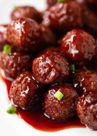 Crockpot grape jelly & BBQ meatballs-only 3 ingredients! - I Heart ...