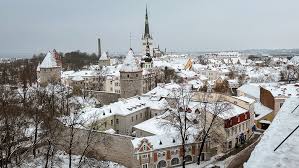 tallinn estonia in the winter an