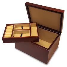 jewelry box with tray custom photo