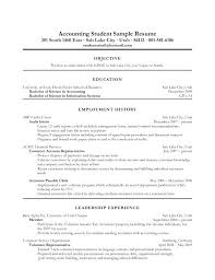 Accounting Major Resume Accounting Major Resume Objectives