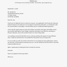 Personal Business Cover Letter Format Sample For A Position