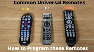 how to program universal remote to tv