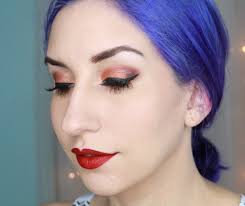 holiday makeup tutorial using kat von d