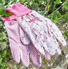 Flamingo Cotton Grip Gloves Med The