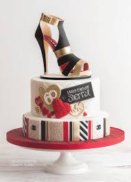Chanel Sugar Shoe And A Designer Cake To Match Cake
