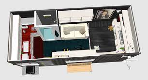 20 Foot Container House Layout gambar png