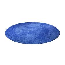carpet circle blue formdecor