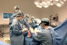 surgery in the operation theatre