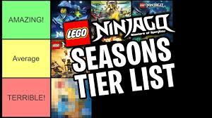 RANKING EVERY LEGO NINJAGO SEASON! (Tier List by SpitBrix) - YouTube