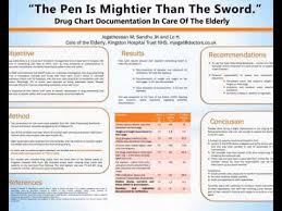 The Pen Is Mightier Than The Sword Drug Chart Documentation