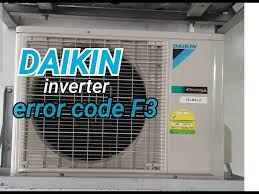 daikin inverter error code f3 you