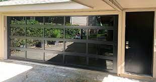 glass garage door sentry garage door