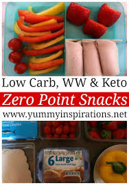 low carb zero point snacks for weight