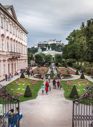 in salzburg mirabell gardens