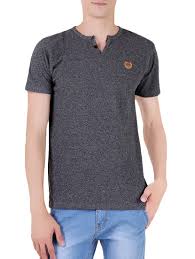 Buy Grey Cotton Tshirt By Tapasya Online Shopping For T