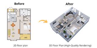 3d Apartment Floor Plans Studio 1 2