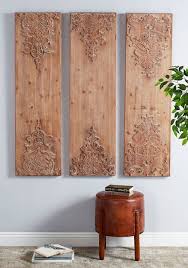 Carved Wood Wall Panels