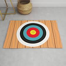 shooting target rug by homestead
