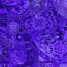 deep purple ombre paisley boho blender