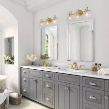 Laluz Robb Modern 3 Light Gold Bathroom