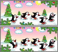 Berandafehlersuchbilder für kinder weihnachten / fehlersuchbild weihnachten | navidad das sind die kniffligen fehlersuchbilder. Pinguine An Weihnachten