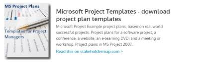 Microsoft Project Templates Download Project Plan Templates