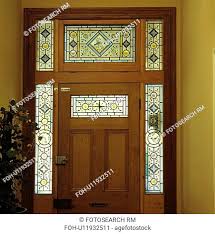 victorian stained glass panels in