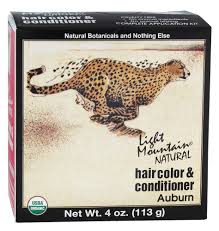 Buy Light Mountain Natural Hair Color Conditioner Kit Auburn 4 Oz At Luckyvitamin Com