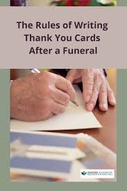 thank you cards after a funeral