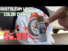 Using Rustoleum To Paint My Wheels For