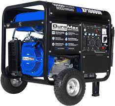 Submitted 3 years ago * by mikhail_mifzal5w6. Amazon Com Duromax Xp10000e Gas Powered Portable Generator 10000 Watt Electric Start Home Back Up Rv Ready 50 State Approved Blue Black Garden Outdoor