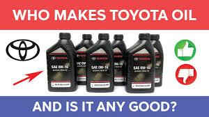 who makes toyota oil and is it any good