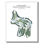 Buy the best printed golf course Christiana Creek Country Club ...