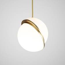 modern design frosted glass globe
