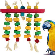 chewing toy for large birds parrot