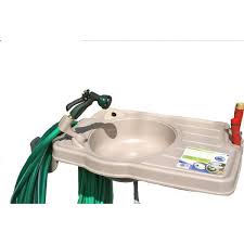clean it outdoor sink system with large