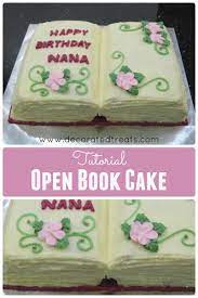 open book cake design how to make