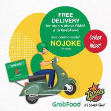 It is valid for all existing customers. 1 30 Apr 2019 Texas Chicken X Grabfood Free Delivery Promotion Delivery Free Delivery Promotion