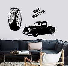 Wall Vinyl Decal Hot Wheels Luxury Car