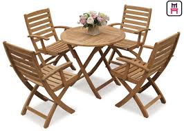 Hayes garden world stocks a huge range of strong & weatherproof wooden garden tables for outdoor living. Rectangle Round Square Folding Table And Chairs Solid Wood Garden Furniture Sets