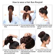Learn how to create five variations of the messy bun hairstyle, ahead. Buy Eerya Hair Bun Extensions Wavy Curly Messy Donut Chignons Hair Piece Scrunchies Hair Pieces For Women Easy Hair Updos Ponytail Hairpiece Synthetic Wig 6inch 33a Online In Turkey B08k2kc5z6