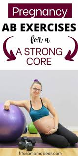 5 minute safe pregnancy core workout