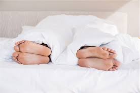 Image result for A LADY SLEEPING WITH HER TOES OUTSIDE THE BEDSHEET CLIPART