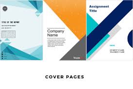 design cover page in microsoft ms word