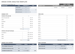 business plan financial templates