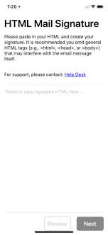 Html Email Signature Mail On The App Store