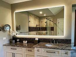 lighted mirrors creative mirror shower